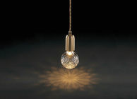 شفاف چراغ لامپ تعلیق 7W G9 LED لامپ های شیشه ای + فلزی