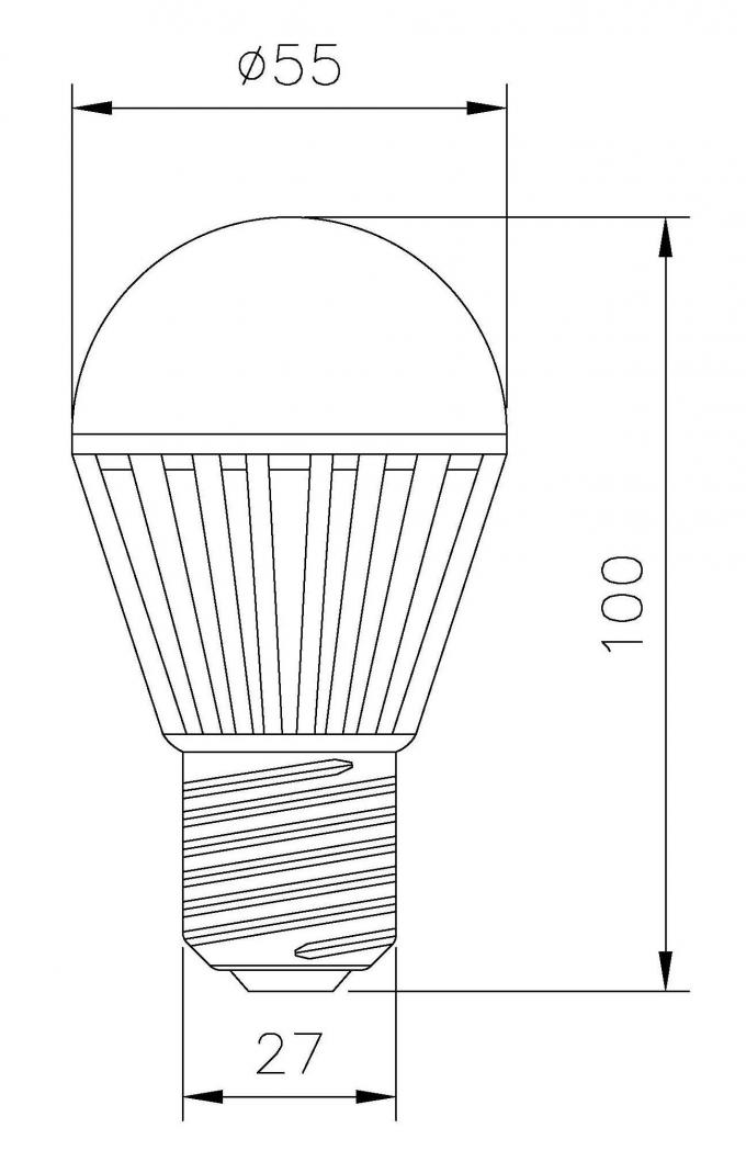 4W Dimmable در SMD لامپ های LED، E27 سازگار با محیط زیست نور در تجاری