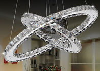 لوکس K9 کریستال کروم 18W LED مدرن لوستر نورپردازی 7500K - 8000K برای نوار / هتل