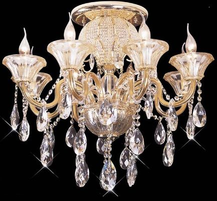 اتاق ناهار خوری / حمام فرفوژه LED لوستر چراغ با طلایی و پایان