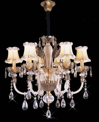 بالا لومن 18 چراغ 1050 X 820mm کریستال لوستر نورپردازی / تجاری LED آویز نورپردازی