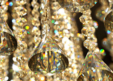 چراغ سقفی شیشه ای LED کریستال
