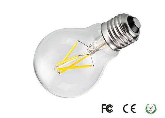 E26 4W A60 3000K سبک قدیمی رشته نور لامپ Dimmable در 60 * 108mm
