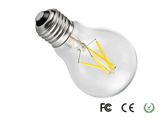 E26 4W A60 3000K سبک قدیمی رشته نور لامپ Dimmable در 60 * 108mm