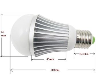 قدرت بالا 5W E27 LED گلوب نور لامپ AC85 - 265V / DC12V / DC24V چراغ لامپ لامپ