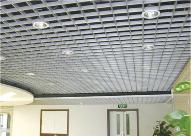 مدرن Grating Metal Grid Ceiling مصالح ساختمانی برای سیستم های تعلیق سقف