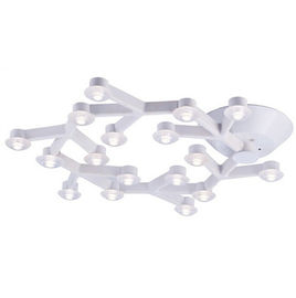 17 چراغ LED خالص دایره چراغ حلق آویز سقفی با LED سفید گرم