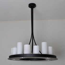 پیچیده گرد رهبری لوستر چراغ 20 شمع 4 چراغ LED رستوران نوار