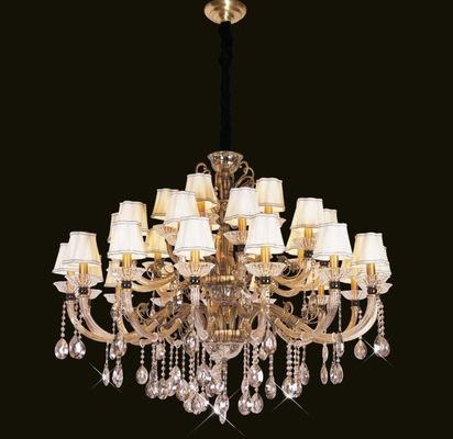 سنگ کریستال LED لوستر چراغ با 30 اسلحه م / RoHS