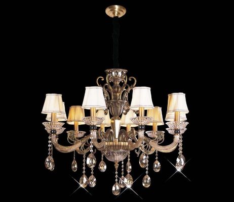 سنگ کریستال LED لوستر چراغ با 30 اسلحه م / RoHS
