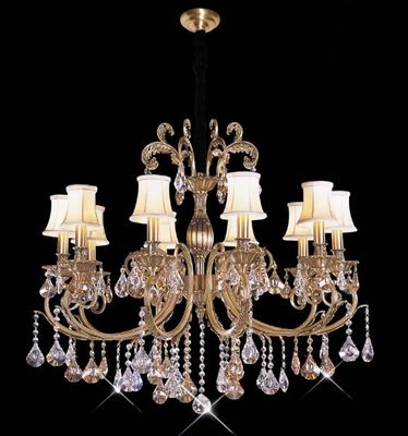سنگ کریستال LED لوستر چراغ با 30 اسلحه م / RoHS