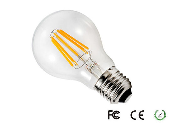 630lm 6W Dimmable چراغ رشته لامپ گلوب شکل به رهبری نور لامپ برای اتاق خواب