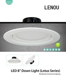UL فهرست IP50 240V LED احتیاج Downlights چراغ برای روشنایی اتاق نشیمن / آشپزخانه
