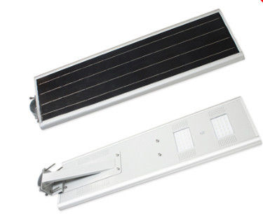 6M قد 12W چراغ سفید گرم های Bridgelux IP66 در فضای باز خورشیدی چراغ خیابان