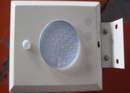 6W IP66 ضد آب خورشیدی در فضای باز صفحه چراغ های خیابانی برای پارک نورپردازی