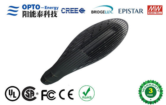 جاده ها COB فضای باز به رهبری نور خیابان 50W با MeanWell راننده با آلومینیوم و تمپر شیشه رهبری