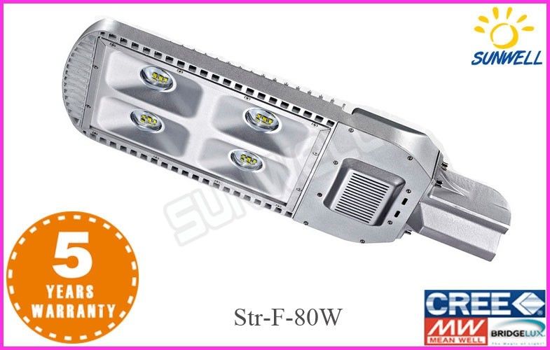 80W در فضای باز چراغ های خیابانی با کری LED و راننده meanwell برای بزرگراه