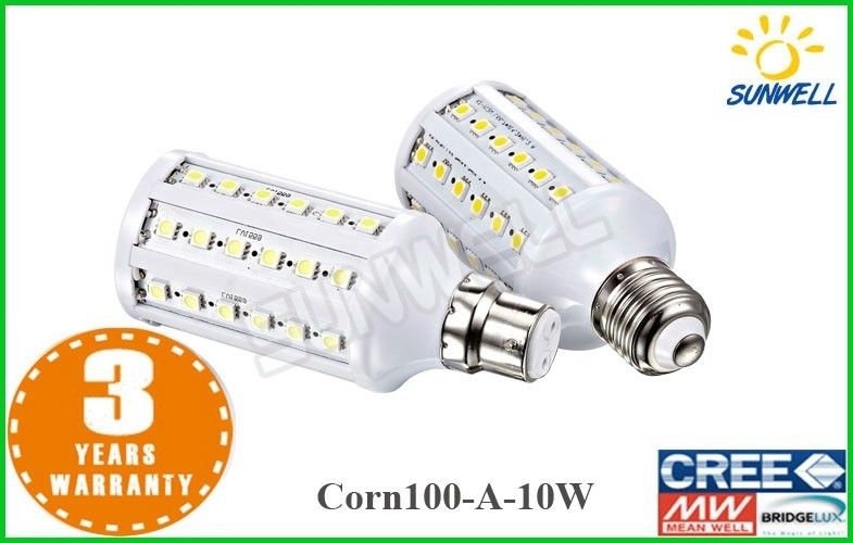 ویترین منجر ذرت لامپ B22 E27 10W پروژه روشنایی خانه 360 درجه بشاش